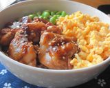 A picture of step 7 of Tri-Colored Bento with Teriyaki Chicken.