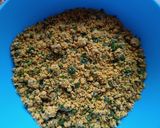 A picture of step 1 of Makai Methi Vada (Maize Flour, Fresh Fenugreek Vada).
