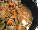 A picture of step 3 of Simmered Pork Belly and Burdock Root.