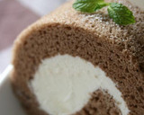 A picture of step 19 of A Fluffy Cocoa Swiss Roll Sponge.