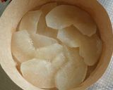 A picture of step 3 of Easy Asian Pear Cream Cheesecake with Pancake Mix.