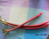 A picture of step 1 of Rhubarb Kuchen.