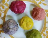A picture of step 8 of Rainbow gulab jamun.