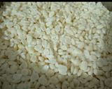 A picture of step 1 of Authentic Rickwach with Urad Dal and Colocasia leaves.