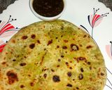 A picture of step 17 of Green peas.Matarsutir Parata/Peas Paratha.
