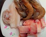 Bún hải sản bước làm 1 hình