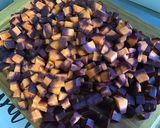 Une image de l'étape 4 de Fondue de poireaux aux carottes violettes et curcuma.
