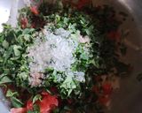 A picture of step 3 of Tri colour salad.