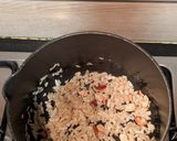 A picture of step 3 of Aval Payasam.