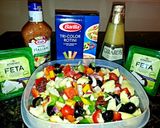 A picture of step 1 of Mike's Chilled Greek Feta Salad.