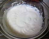 A picture of step 8 of Strawberry Tiramisu Mousse Cake.