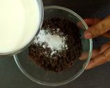 A picture of step 2 of Oreo Cup Cake | Eggless & Without Oven.
