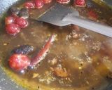 A picture of step 2 of Karonda chutney.