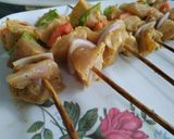 A picture of step 3 of Chicken kebab.