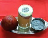 A picture of step 3 of Sabja Avocado Shake.