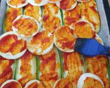 Foto del paso 3 de la receta: Berenjenas y Calabacín al Horno con Aderezos de Pizza