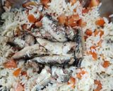 Foto del paso 2 de la receta: Arroz chow fan con pescado estilo oriental aggiornado