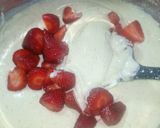 A picture of step 8 of Strawberry Pistachio Cake.