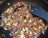 A picture of step 2 of Cheesy Beef Macaroni Casserole.