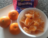 Foto del paso 1 de la receta: Bebida refrescante de mandarinas (smothie)