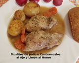 Foto del paso 16 de la receta: Muslitos de pollo o Contramuslos al Ajo y Limón al Horno