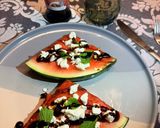 Foto del paso 3 de la receta: Sandía a la brasa con queso de cabra y menta