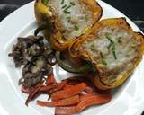Mushroom stuffed bell pepper recipe step 4 photo