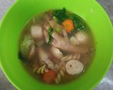 Foto langkah ke 6 dari resep Sup Ceker & Bakso.