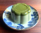 A picture of step 4 of Matcha Milk Jelly.