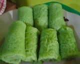 Foto langkah ke 4 dari resep Dadar Gulung Tanpa Telur isi Unti Kelapa Gula Merah.