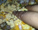 A picture of step 4 of Chana dal bhajiya.