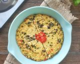 Gambar langkah 4 resipi Tahu Dadar Telur Seaweed.