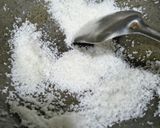 साबूत धनिया सूखा नारियल पंजीरी - पारंपरिक मिठाई भोग प्रसाद जन्माष्टमी स्पेशल रेसिपी चरण 2 फोटो