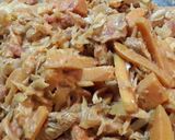 A picture of step 9 of Meditteranean Curry Stirfry.