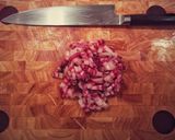 A picture of step 4 of Sauteed kale with pancetta.