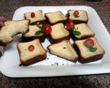 A picture of step 4 of Ladybirds Mini Baked Cheese Cakes.