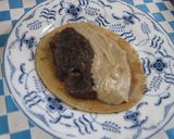 A picture of step 4 of Toasted Barley Flour Waffle-Style Dorayaki.