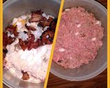 A picture of step 3 of Sarah's meatloaf.