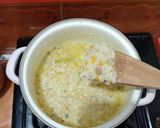 Foto langkah ke 6 dari resep BUBUR TIM IKAN PATIN || Menu lengkap 4 bintang ⭐⭐⭐⭐ (7 Month).