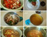 A picture of step 2 of Black Chanaand Potato Saaru / Curry.