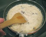 A picture of step 7 of Macrobiotic Creamy Mushroom and Tofu Spaghetti.