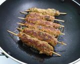 A picture of step 5 of Sheesh Kebab(cook in pan).