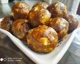 A picture of step 5 of Maize Roti Ladoo.