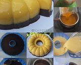 Foto langkah ke 3 dari resep Pudding Labu Lapis Coklat.
