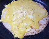 รูปขั้นตอนการทำที่ 3 ของ Carbonara pizza พิซซ่าคาโบนาร่า บางกรอบ low carb (ไม่เคร่ง)