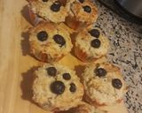 Foto del paso 4 de la receta: Muffins plátano-arándanos con harina de coco y avena...ojo sin azúcar!