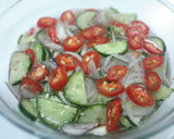A picture of step 3 of Marinated Cucumber.
