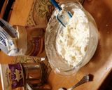 A picture of step 3 of Sour Cream, Carmel, Cream Cheese Apple Pie.