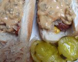 A picture of step 5 of Cheesy Meaty Hotdog Sauce 2.