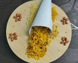 A picture of step 7 of Chatpati bhel.